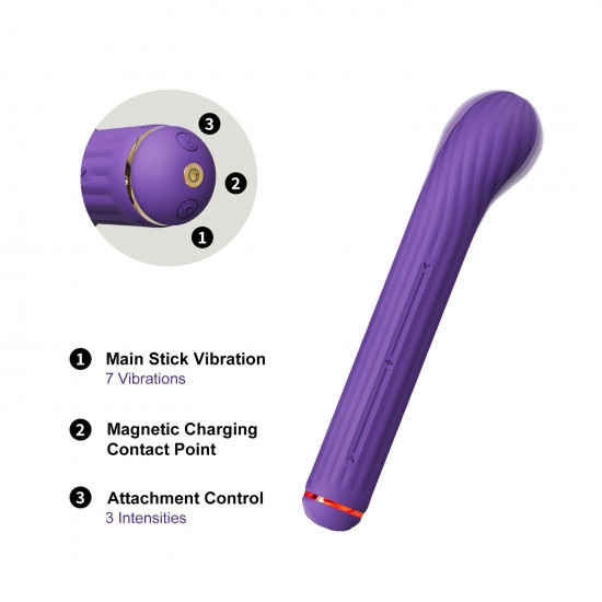 Вібратор Otouch Magic Stick S1 Plus - Purple