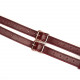 Кожаные трусы для страпона Liebe Seele Wine Red Strap on Harness, универсальный размер