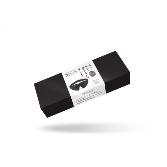 Маска на глаза Liebe Seele Black Organosilicon Blindfold, экокожа