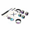 БДСМ-набір Liebe Seele Vivid Rainbow 8 Pieces Set, 8 аксесуарів, екошкіра на оксамитовій основі