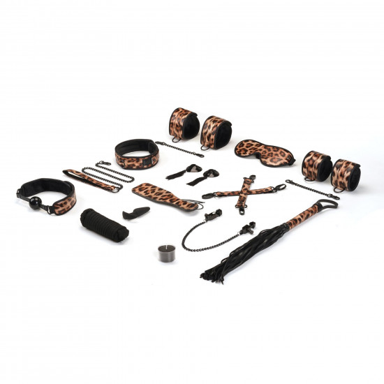 БДСМ-набор Liebe Seele Leopard Print 13pcs set, 13 предметов