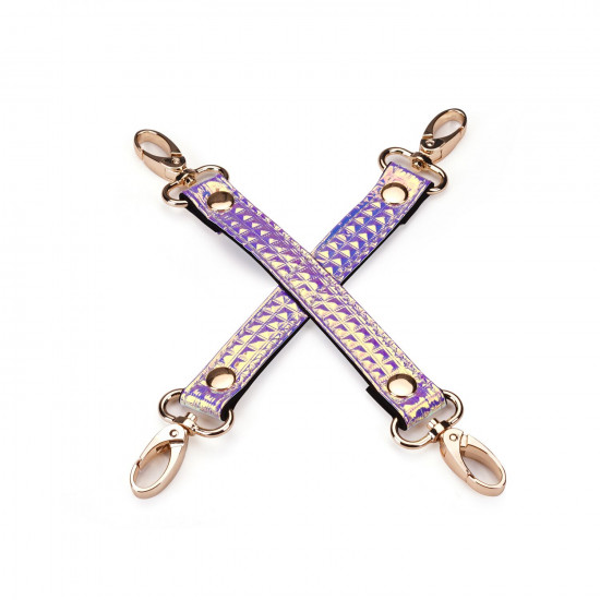 Набор Liebe Seele Pink Glossy 7pcs Bondage Kit, фиксаторы, ошейник с поводком, кляп, флоггер, маска