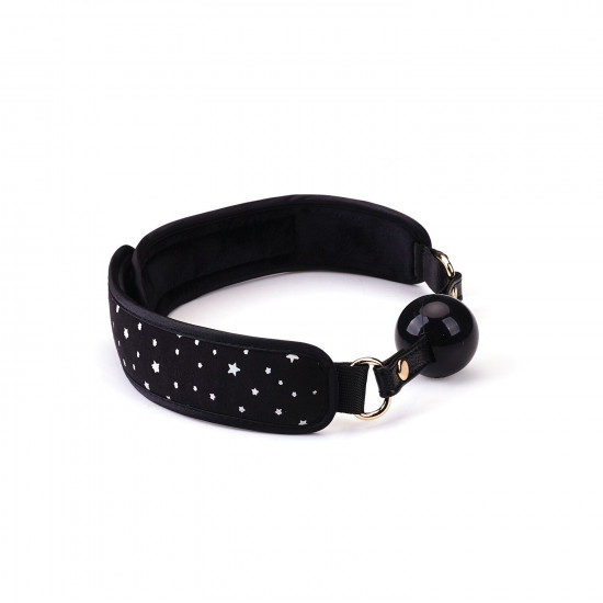 Набор Liebe Seele Stary Nights 7pcs Bondage Kit, фиксаторы, ошейник с поводком, кляп, флоггер, маска