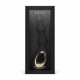 Анальные бусы с вибрацией LELO Soraya Beads Black, разный диаметр бусин, 8 режимов