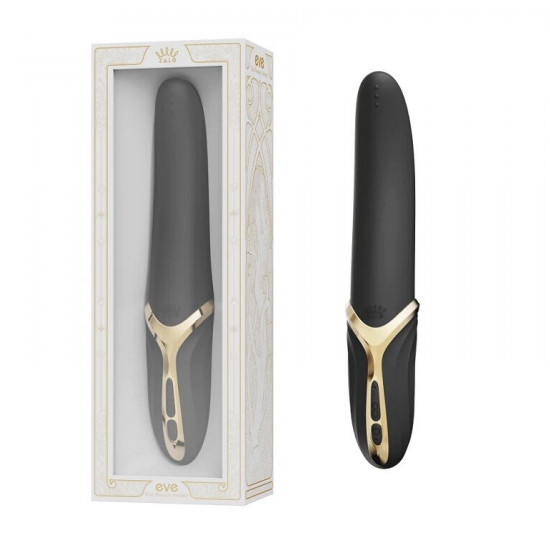 Вибратор Zalo – EVE Obsidian Black, вибрация + ротация, имитация язычка, подогрев до 39 °C