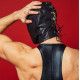 Закрытый кожаный капюшон D&A Deprivation mask Leather