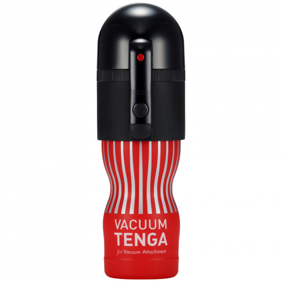 Вакуумная насадка Tenga VACUUM MAX + мастурбатор Tenga Vacuum Cup, 5 режимов работы