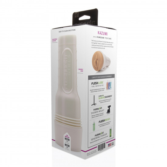 Мастурбатор Fleshlight Girls: Kazumi — Kumzumi, со слепка вульвы