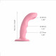 Насадка для страпона с двойной точечной пульсацией Strap-On-Me TAPPING DILDO WAVE – CORAL PINK, М