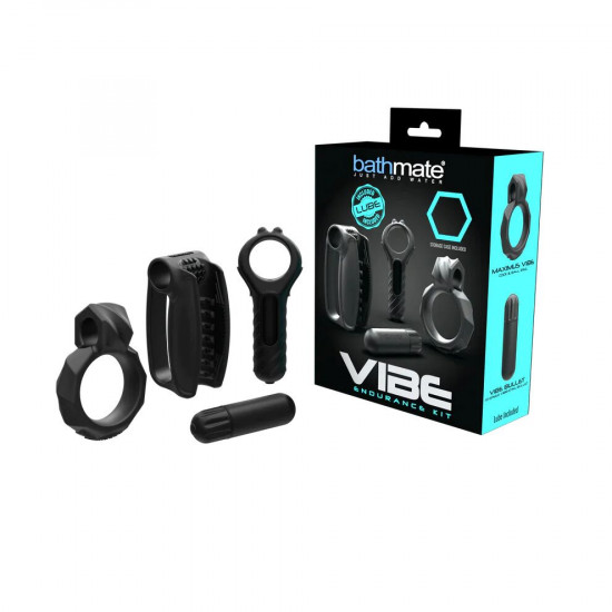 Вибронабор Bathmate Vibe Endurance Kit, 3 игрушки + вибропуля + лубрикант 93 мл