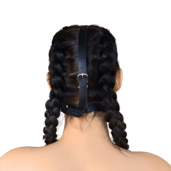 Кляп-маска Art of Sex - Deymon, экокожа, цвет черный