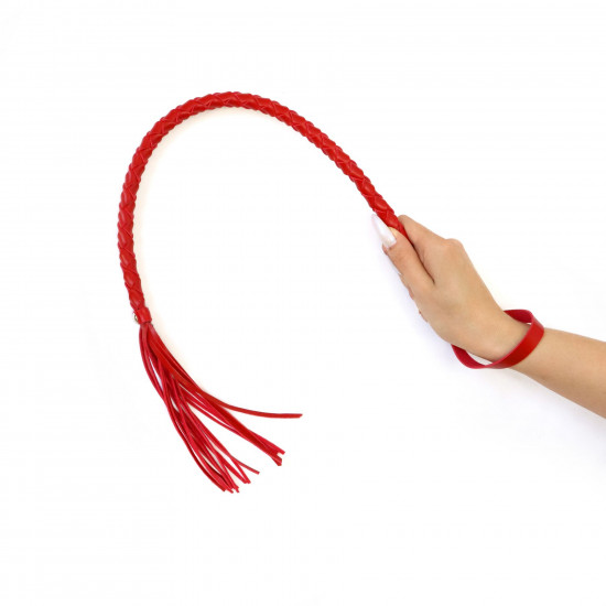 Плеть из экокожи Art of Sex - Mistress, красный