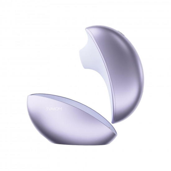 Вакуумный клиторальний смарт-стимулятор Svakom Pulse Galaxie Metal Lilac, проектор звездного неба