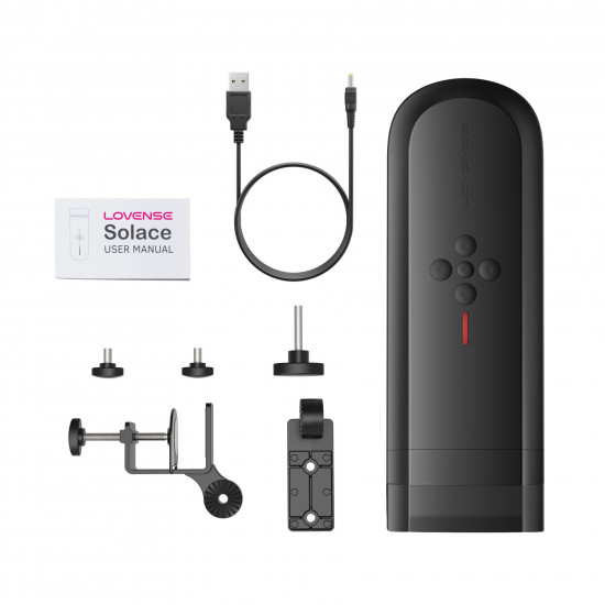 Интерактивный смарт-мастурбатор Lovense Solace, до 280 фрикций в минуту, до 12,5 часов работы