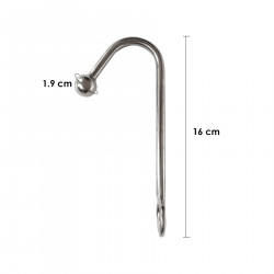 Бондажний набір із металевим анальним гаком №1 Art of Sex Blanca Bondage set with anal hook №1