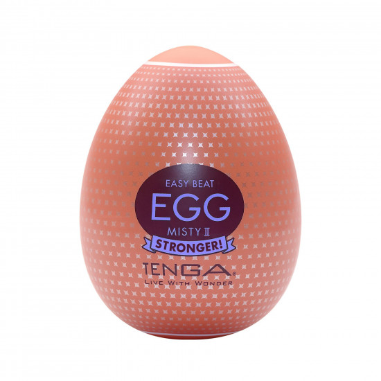 Мастурбатор-яйцо Tenga Egg Misty II, плотный TPE, пробник лубриканта 5 мл