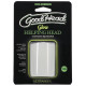 Мастурбатор Doc Johnson GoodHead Glow Helping Head, сквозной, светится в темноте