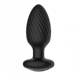 Анальна пробка Nexus TORNADO Medium, ротація + вібрація, пульт ДК