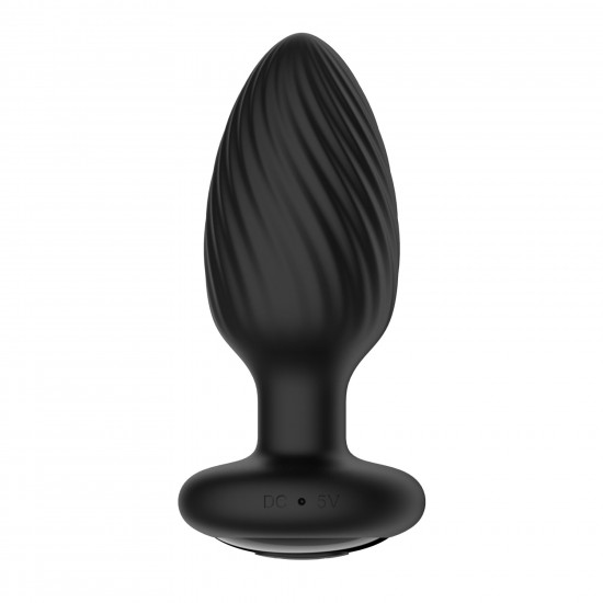 Анальная пробка Nexus TORNADO Medium, ротация+вибрация, пульт ДУ