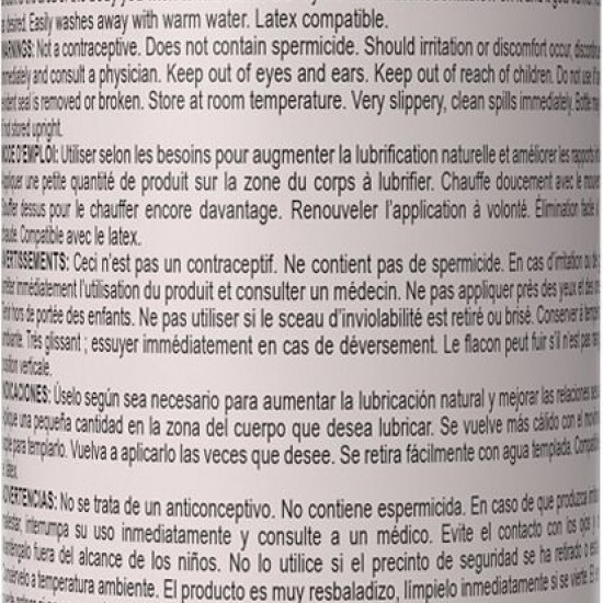 Согревающий лубрикант на водной основе Wet Warming Strawberry 4 in 1, без сахара (118 мл)