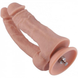 Подвійний фалоімітатор Hismith 9.8" Double Penetrator Silicone Dildo