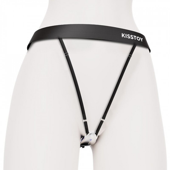 Вибратор в трусики KISSTOY Viosecret, пояс для фиксации и пульт ДУ в комплекте
