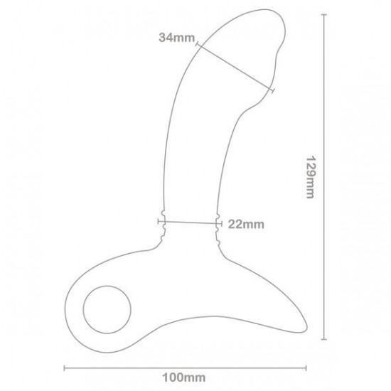 Массажер простаты Nexus Sparta с точечным массажем, макс. диаметр 3,4 см