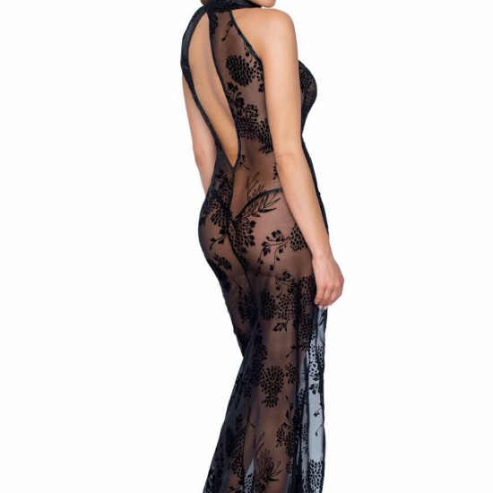 Длинное сетчатое платье Noir Handmade F239 Long tulle dress, L