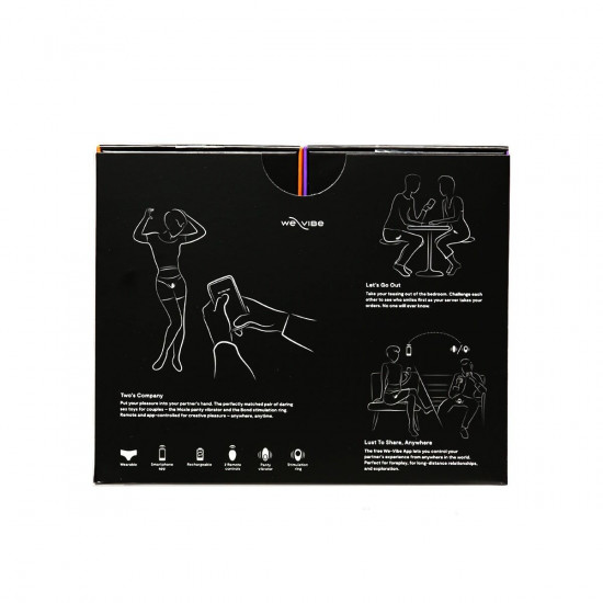 Набор We-Vibe Tease Us Set (смарт-вибратор в трусики Moxie+ & смарт-виброкольцо под одежду Bond)