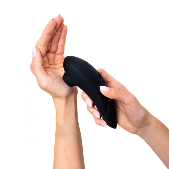 Вакуумный клиторальный стимулятор Womanizer Next Black, 3D Pleasure Air, 14 уровней интенсивности