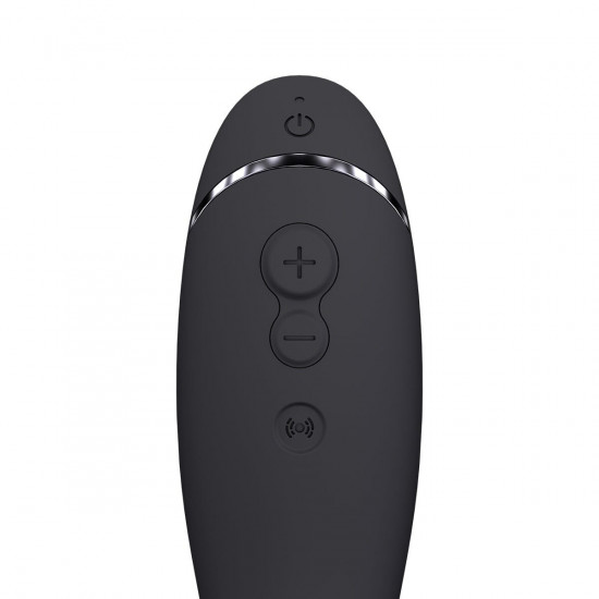 Вакуумный стимулятор для точки G и клитора с вибрацией Womanizer OG Dark Grey, 12 уровней, 3 режима