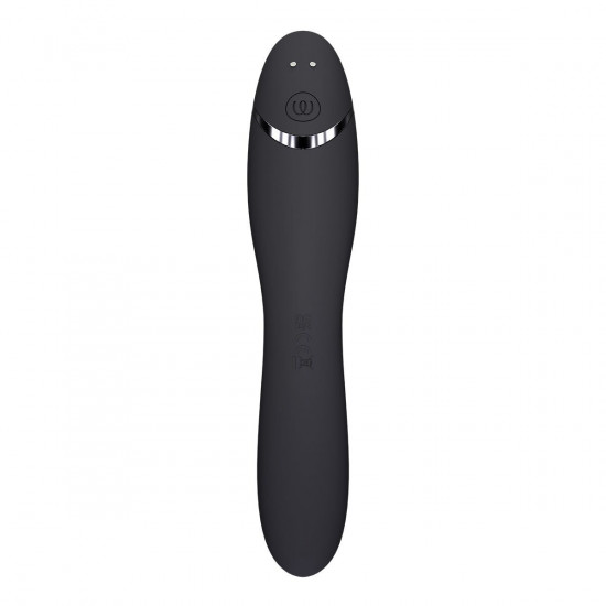 Вакуумный стимулятор для точки G и клитора с вибрацией Womanizer OG Dark Grey, 12 уровней, 3 режима