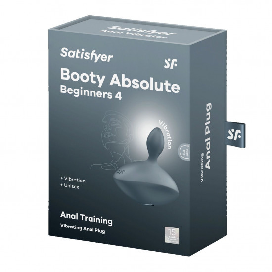 Анальная вибропробка Satisfyer Booty Absolute Beginners 4, для начинающих, вводимая часть 3 см