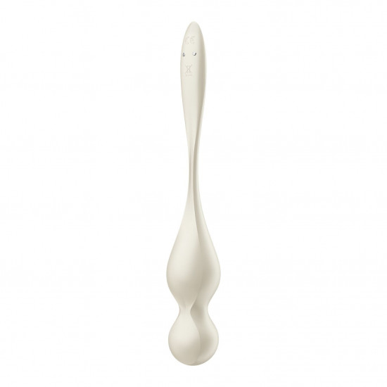 Вагинальные смарт-шарики с вибрацией Satisfyer Love Birds 1 Connect App White, 78 г