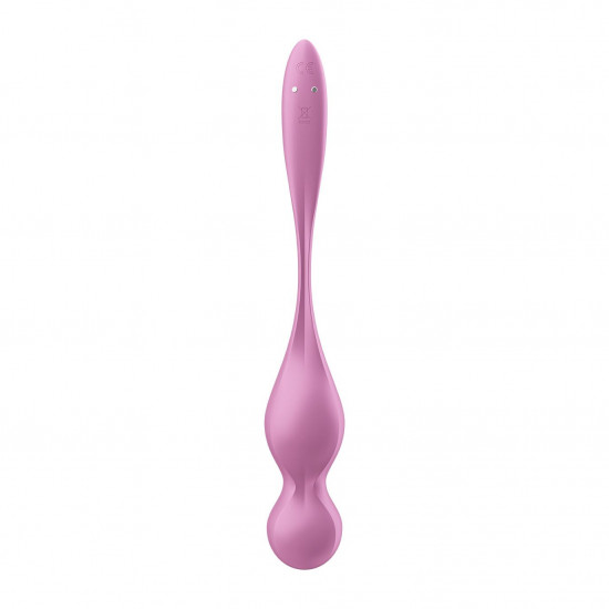 Вагинальные смарт-шарики с вибрацией Satisfyer Love Birds 1 Connect App Pink, 78 г