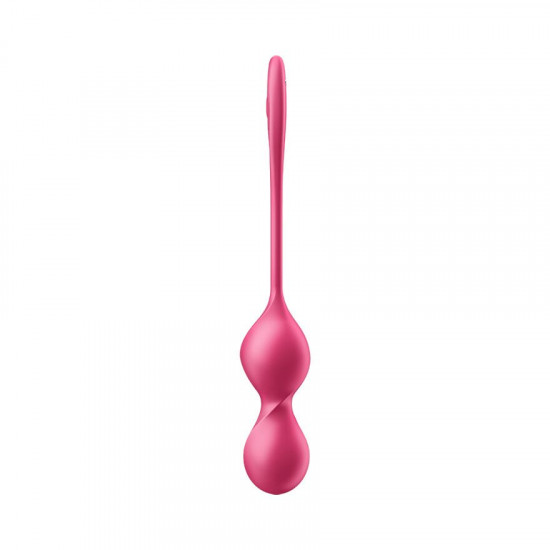 Вагинальные смарт-шарики с вибрацией Satisfyer Love Birds 2 Connect App Red, 86 г, пульт ДУ