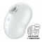 Вакуумний кліторальний стимулятор з вібрацією Satisfyer Cutie Ghost White