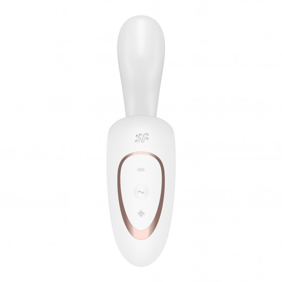Вагинально-клиторальный вибратор Satisfyer G for Goddess 1 White, 2 мотора