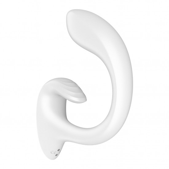 Вагинально-клиторальный вибратор Satisfyer G for Goddess 1 White, 2 мотора