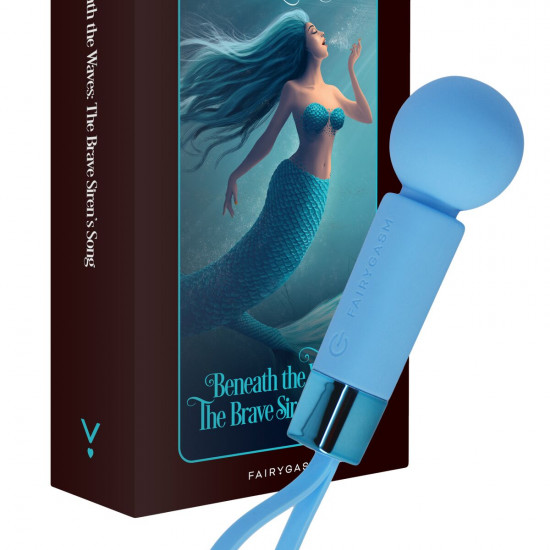 Мини-вибромассажер FairyGasm Pearlstasy blue