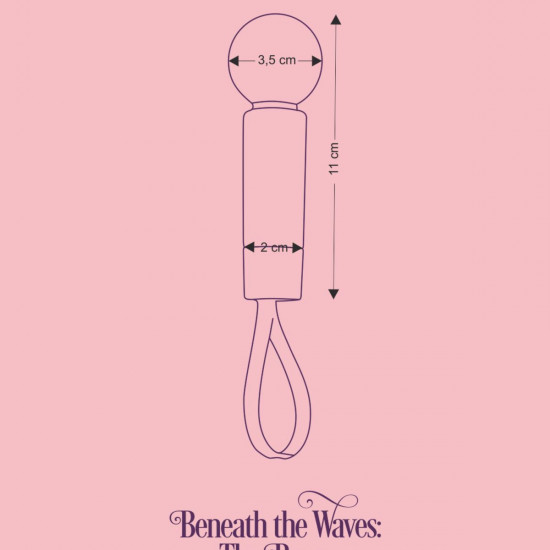 Мини-вибромассажер FairyGasm Pearlstasy blue