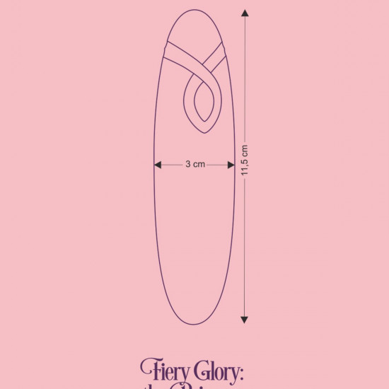 Мини-вибратор FairyGasm PleasureArrow blue