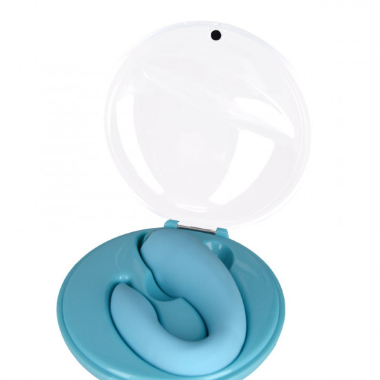 Вибратор для пар FairyGasm PleasureBerry blue, зарядный кейс, пульт ДУ