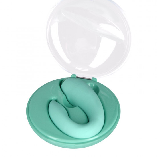 Вибратор для пар FairyGasm PleasureBerry green, зарядный кейс, пульт ДУ