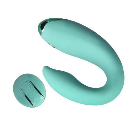 Вибратор для пар FairyGasm PleasureBerry green, зарядный кейс, пульт ДУ