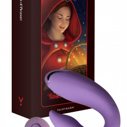 Вібратор для пар FairyGasm PleasureBerry violet, зарядний кейс, пульт ДК