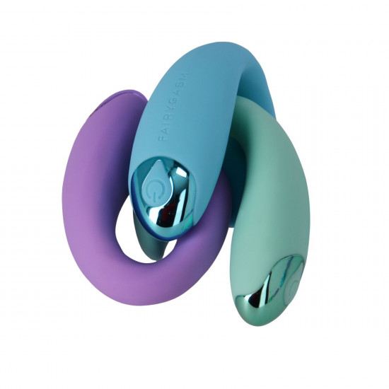 Вибратор для пар FairyGasm PleasureBerry violet, зарядный кейс, пульт ДУ