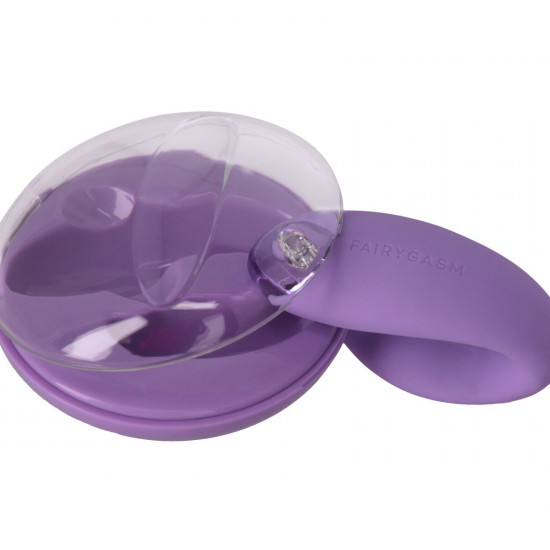 Вибратор для пар FairyGasm PleasureBerry violet, зарядный кейс, пульт ДУ