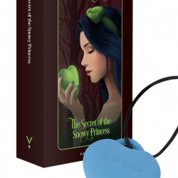 Мінівібратор «Сердечко» FairyGasm PleasureStone blue, 9 режимів, на шнурку