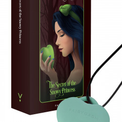 Мінівібратор «Сердечко» FairyGasm PleasureStone green, 9 режимів, на шнурку